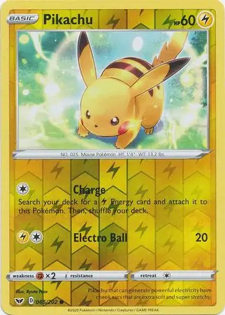 Pikachu 065/202 - Sword & Shield Base