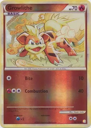 Growlithe 65/123 - HeartGold & SoulSilver