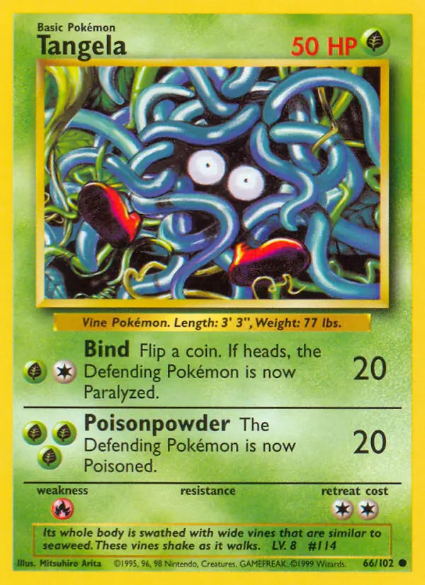 Tangela 66/102 - Base Set
