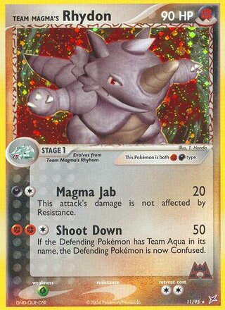 Team Magma's Rhydon 11/95 - Team Magma vs Team Aqua