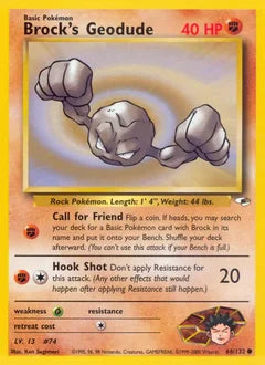Brock's Geodude 66/132 - Gym Heroes