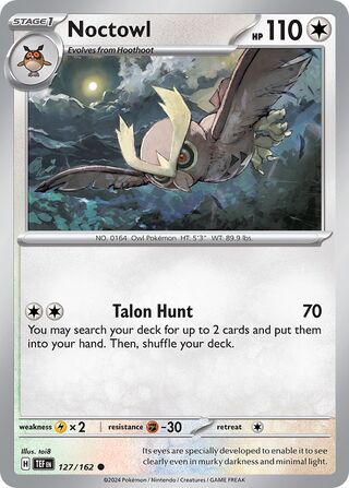 Noctowl 127/162 - Temporal Forces