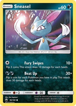 Sneasel 86/168 - Celestial Storm