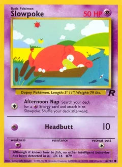 Slowpoke 67/82 - Team Rocket