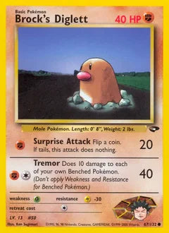 Brock's Diglett 67/132 - Gym Challenge