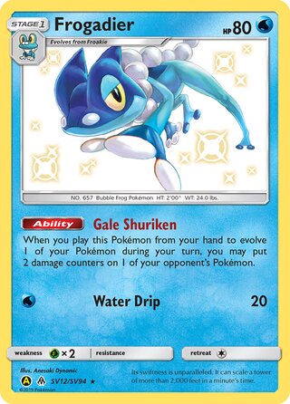 Frogadier SV12/SV94 - Hidden Fates