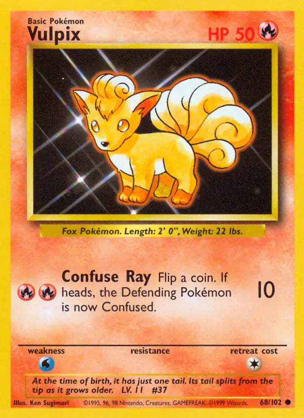 Vulpix 68/102 - Base Set