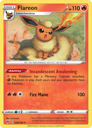 Flareon 026/185 - Vivid Voltage