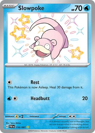 Slowpoke 116/091 - Paldean Fates