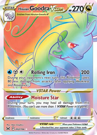 Hisuian Goodra VSTAR 202/196 - Lost Origin