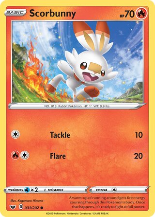 Scorbunny 031/202 - Sword & Shield Base