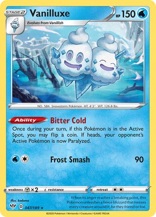 Vanilluxe 047/189 - Darkness Ablaze