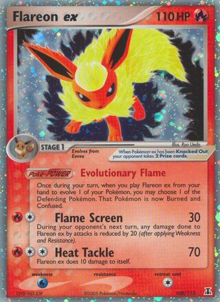 Flareon ex 108/113 - Delta Species