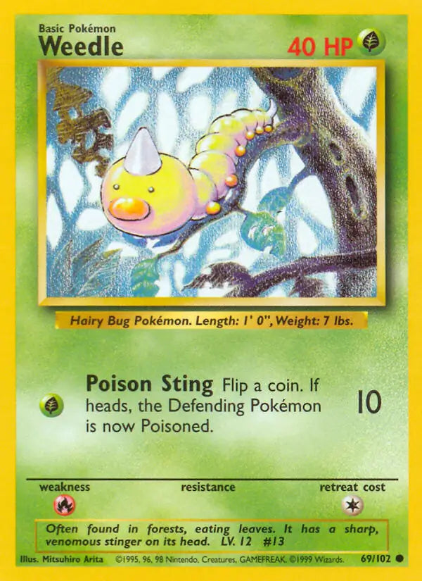 Weedle 69/102 - Base Set