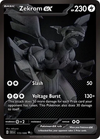 Zekrom ex 172/086 - Black Bolt