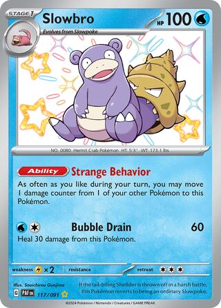 Slowbro 117/091 - Paldean Fates