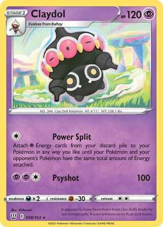 Claydol 058/163 - Battle Styles