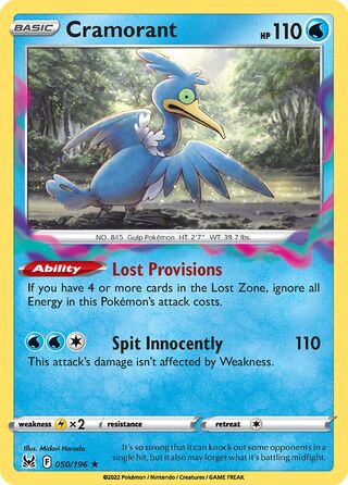 Cramorant 050/196 - Lost Origin