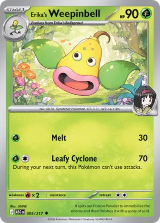 Erika's Weepinbell 005/217 - Ascended Heroes