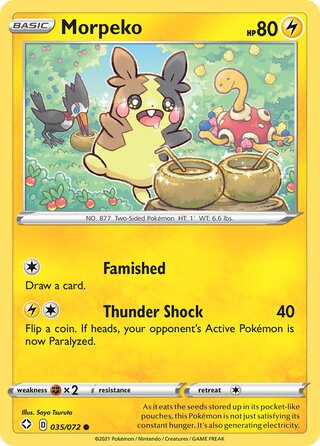 Morpeko 035/072 - Shining Fates