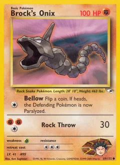 Brock's Onix 69/132 - Gym Heroes