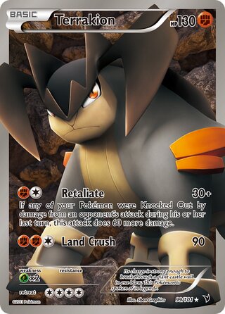 Terrakion 99/101 - Noble Victories