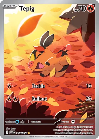 Tepig 096/086 - White Flare