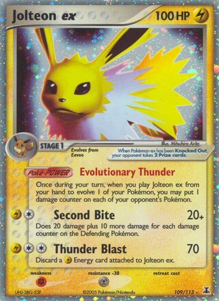Jolteon ex 109/113 - Delta Species