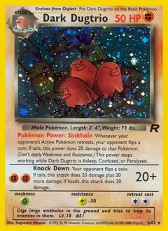 Dark Dugtrio 6/82 - Team Rocket