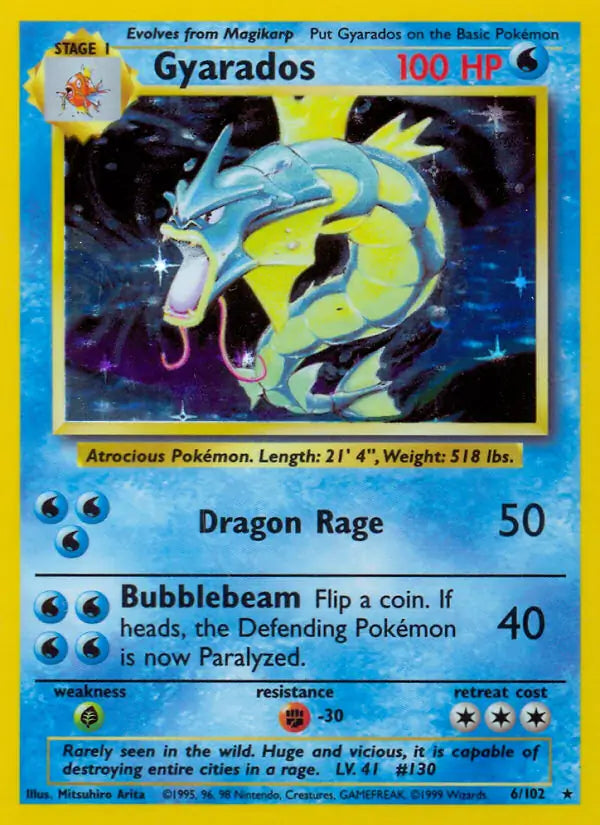 Gyarados 6/102 - Base Set