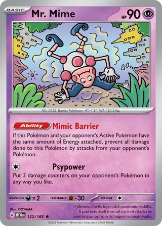 Mr. Mime 122/165 - Scarlet & Violet 151