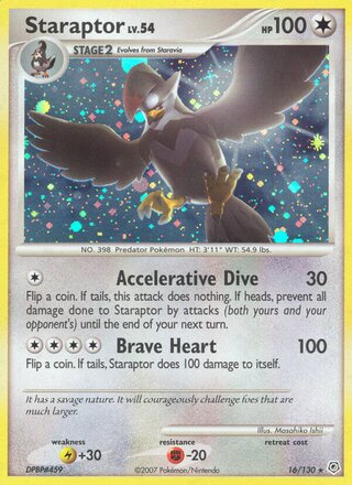 Staraptor 16/130 - Diamond & Pearl Base