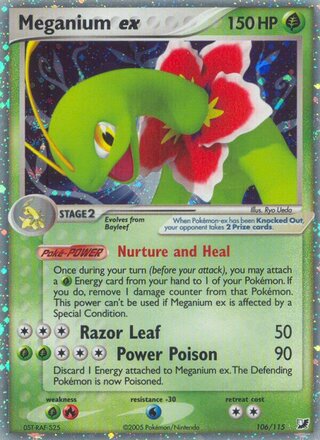 Meganium ex 106/115 - Unseen Forces