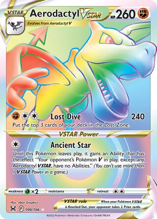 Aerodactyl VSTAR 199/196 - Lost Origin