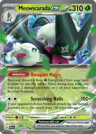 Meowscarada ex 015/193 - Paldea Evolved