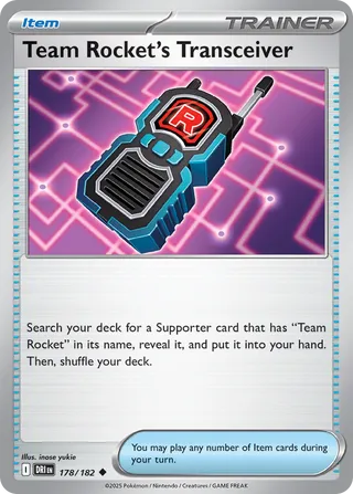 Team Rocket's Transceiver 178/182 - Destined Rivals