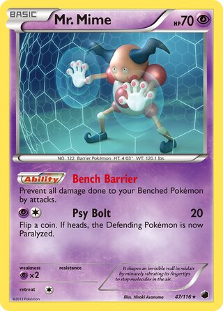 Mr. Mime 47/116 - Plasma Freeze