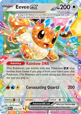 Eevee ex 075/131 - Prismatic Evolutions