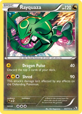 Rayquaza 93/113 - Legendary Treasures