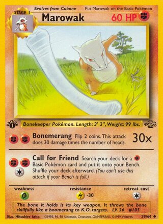 Marowak 39/64 - Jungle