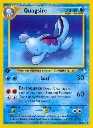 Quagsire 45/111 - Neo Genesis