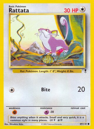 Rattata 89/110 - Legendary Collection