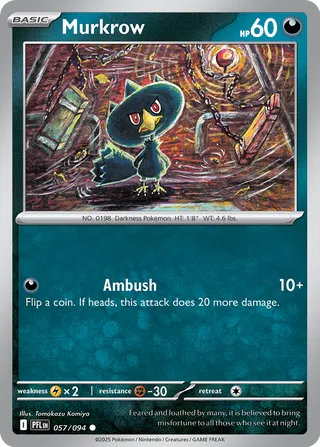 Murkrow 057/094 - Phantasmal Flames