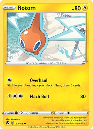 Rotom 053/195 - Silver Tempest