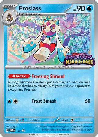 Froslass 117 - Scarlet & Violet Promos