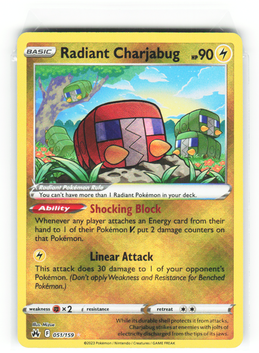Radiant Charjabug 051/159 - Crown Zenith
