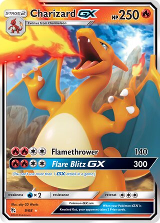 Charizard-GX 9/68 - Hidden Fates