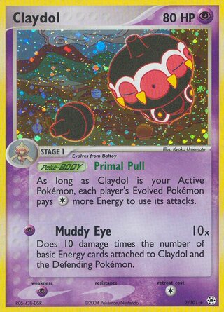 Claydol 2/101 - Hidden Legends
