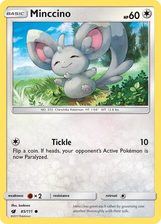 Minccino 85/111 - Crimson Invasion