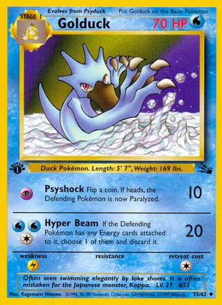 Golduck 35/62 - Fossil